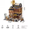 Lumibricks Steampunk Mechanical Workshop bouwsteenset met LED-verlichting - 2150 onderdelen