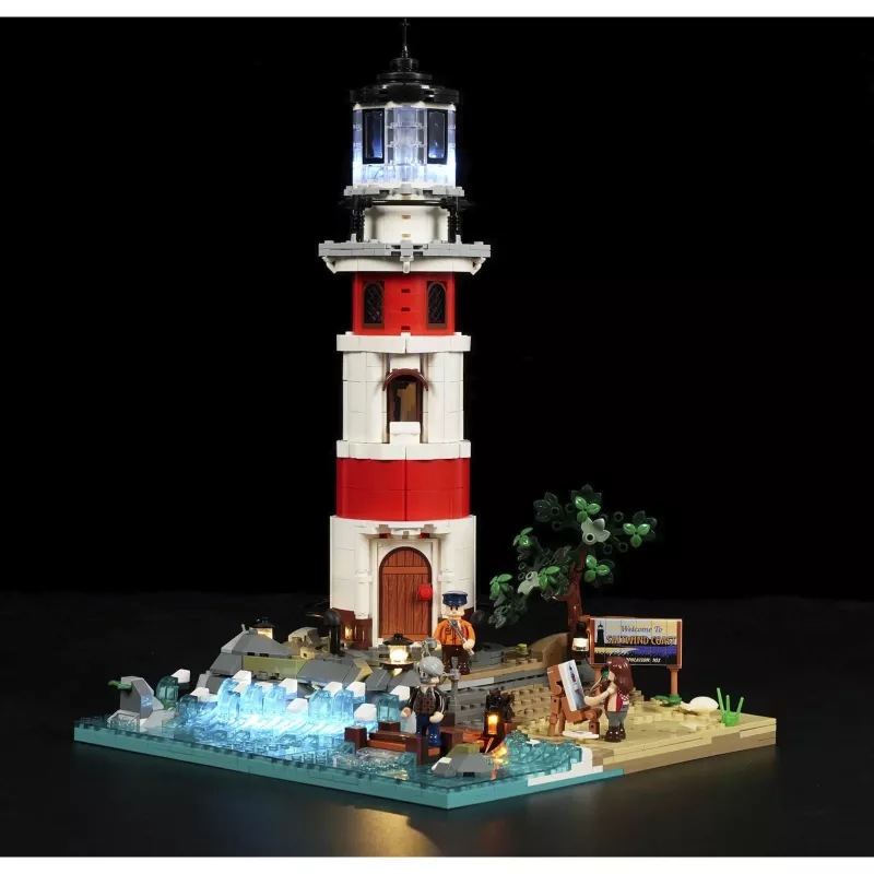 Lumibricks Sunrise Lighthouse bouwstenenset met LED-verlichting