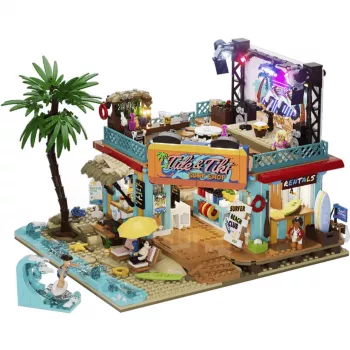 Lumibricks Surfshop verlichte bouwstenenset