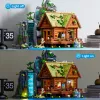 Lumibricks Waterfall Hut bouwstenenset met LED-verlichting