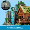 Lumibricks Waterfall Hut bouwstenenset met LED-verlichting