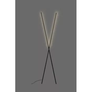 LUMINAIRE FLOOR 20W LED 1100LM zwarte staande lamp