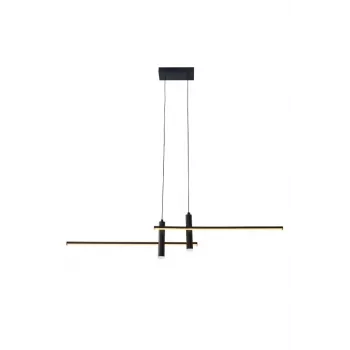 Luminaire hanglamp 5W LED 1380lm zwart