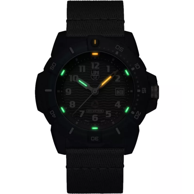 LUMINOX heren XS.8902.ECO Pacific Diver Ripple horloge 46mm