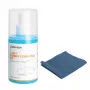 LUMIVIDA HS084912 beeldschermreinigingsset – 200 ml alcoholvrije spray, 20x20 cm microvezeldoek & zachte borstel voor LCD, LED, OLED, plasma, laptops, monitors, smartphones, tablets, camera's, brillen