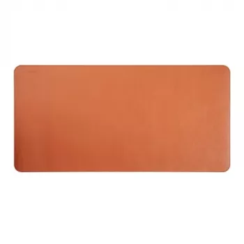 LUMIVIDA HS084936 grote PVC-lederen bureaumat, 1200x600 mm, oranje