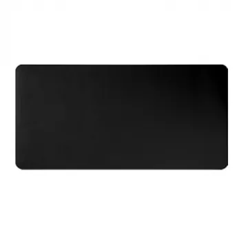LUMIVIDA grote PVC-lederen muismat met antislip rubberen basis, 1200x600mm, zwart