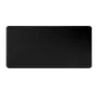 LUMIVIDA grote PVC-lederen muismat met antislip rubberen basis, 1200x600mm, zwart