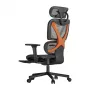 LUMIVIDA PREMIUM ergonomische bureaustoel met hoge rugleuning, hoofdsteun, 3D-armleuningen en synchroonmechanisme