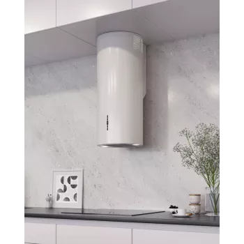 MAAN Elba 2 W835 wandafzuigkap wit 80 cm