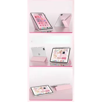 MACHINO TAB Case voor iPad Pro 13 2024 roze