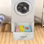 MACLEAN MC-117 W wasmachine-/drogeronderbouw met lade, max. belasting 150 kg, wit