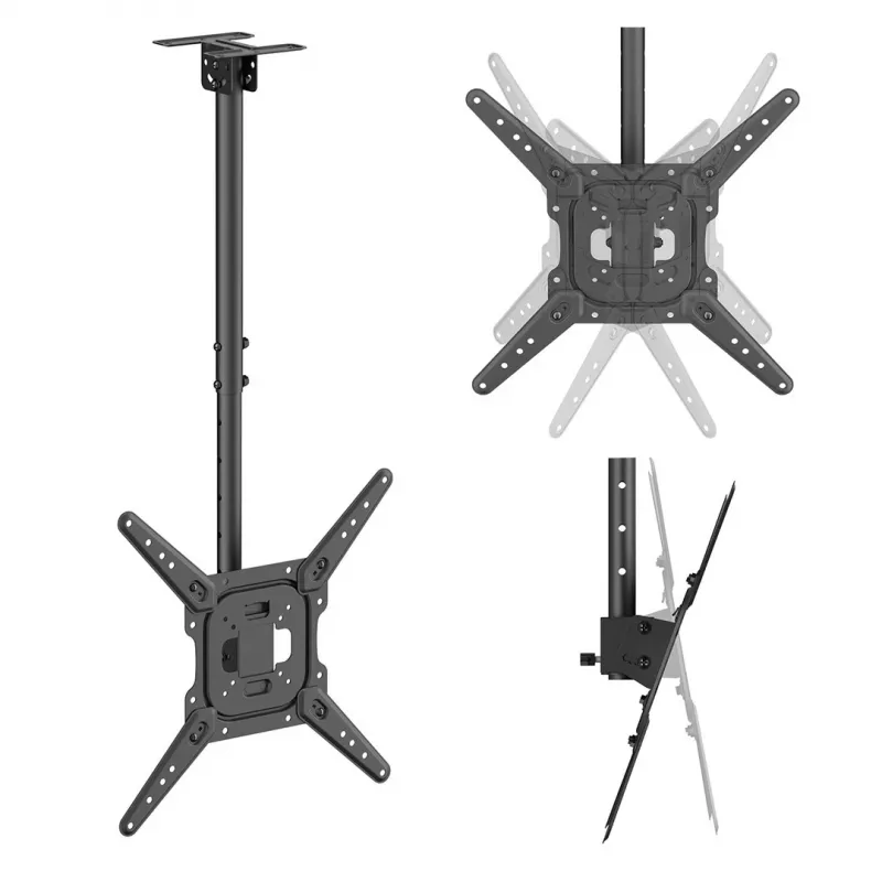 Maclean MC-174 plafondbeugel voor 23-55 inch televisies, 35 kg, VESA 400x400, zwart