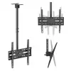 MACLEAN MC-175 Plafondsteun voor 37–75 inch televisies, 50 kg, VESA 400x400, zwart