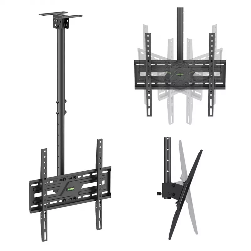 MACLEAN MC-175 Plafondsteun voor 37–75 inch televisies, 50 kg, VESA 400x400, zwart