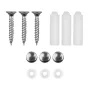 Maclean MC-185 wandbevestiging gereedschapsorganizer voor tuingereedschap en moppen, staal, 60 cm, 20 kg belasting, met haken