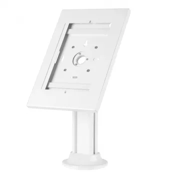 Maclean MC-908W veilige tablet-houder-standaard met sleutelslot voor 9,7-10,5 inch tablets, desktop, zwart