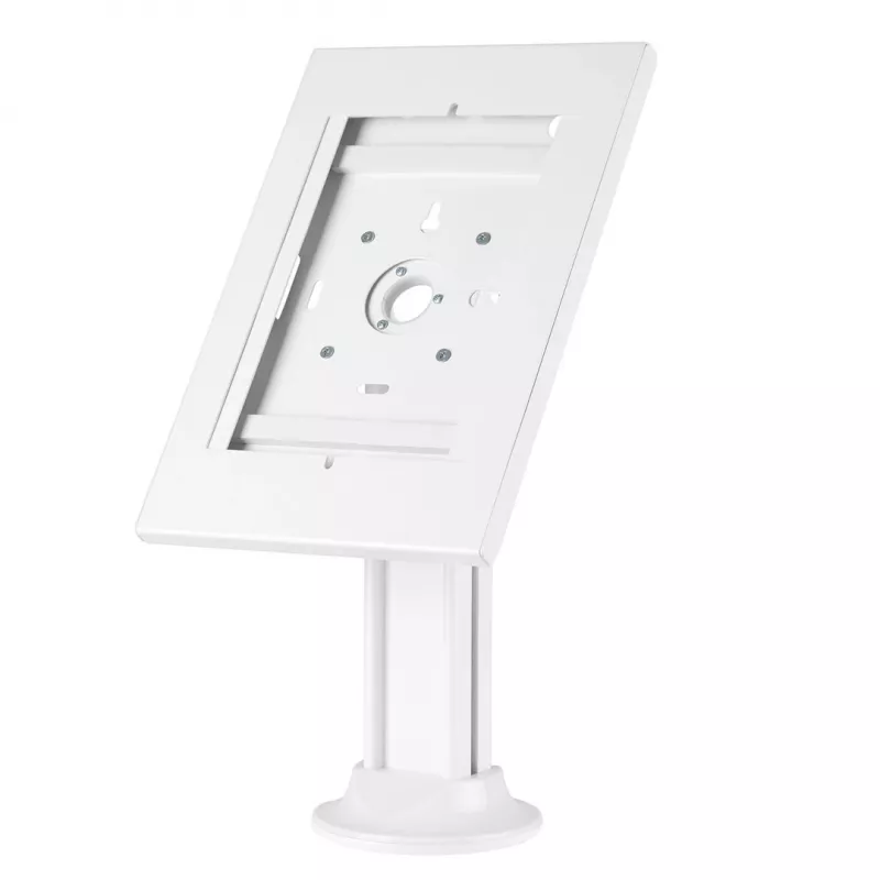 Maclean MC-908W veilige tablet-houder-standaard met sleutelslot voor 9,7-10,5 inch tablets, desktop, zwart