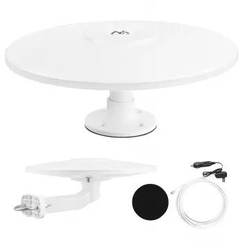 Maclean MCTV-103 actieve rondomantenne voor DVB-T/T2 HEVC voor camper, 12V