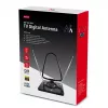 Maclean MCTV-963 High Gain Binnenantenne Low Noise Digitaal Analoog Freeview FM DVB Strong 45dB DVB-T/T2 H.265 HEVC