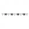 Maclean wandhouder voor tuingereedschap en moppen, staal, met haken, max. belasting 20 kg, breedte 49 cm, MC-184