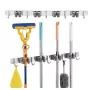Maclean wandhouder voor tuingereedschap en moppen, staal, met haken, max. belasting 20 kg, breedte 49 cm, MC-184