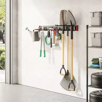 Maclean wand-gereedschapsbord van staal, max. belasting 228 kg, breedte 1222 mm, MC-179