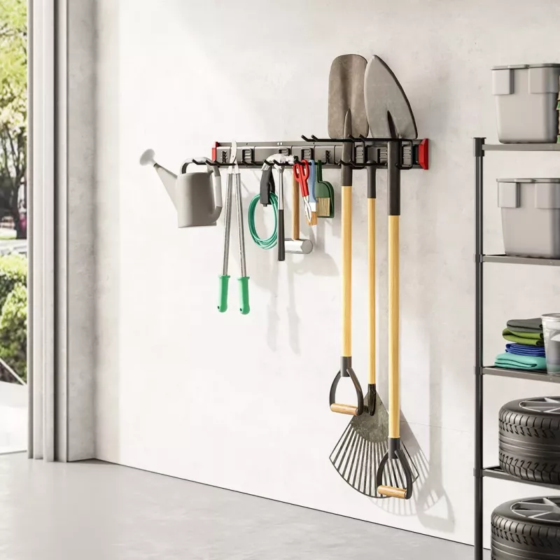 Maclean wand-gereedschapsbord van staal, max. belasting 228 kg, breedte 1222 mm, MC-179