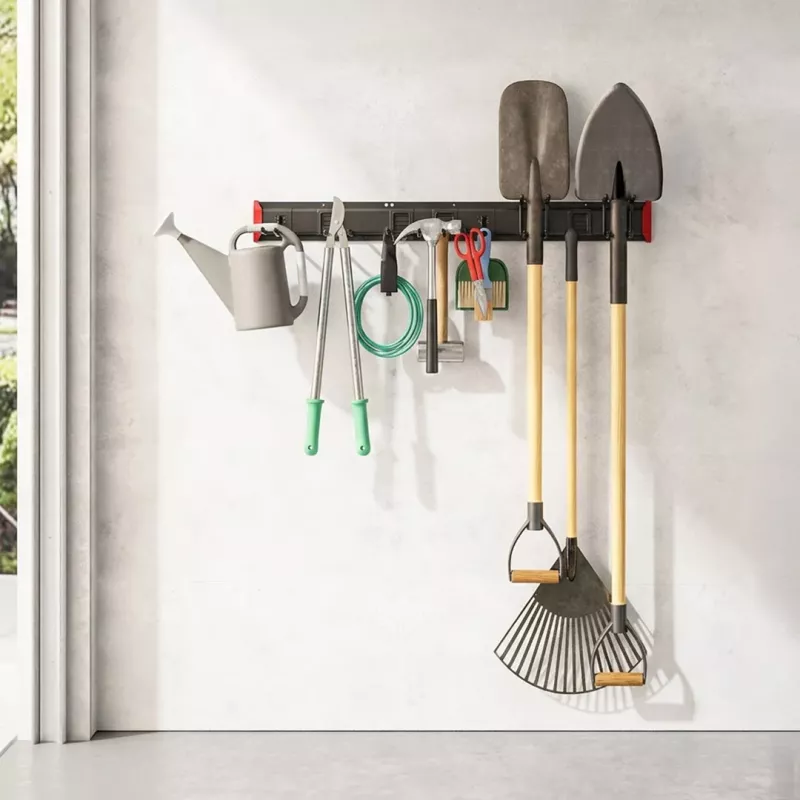 Maclean wand-gereedschapsbord van staal, max. belasting 228 kg, breedte 1222 mm, MC-179