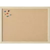 MAGNETOPLAN HOLT kurkbord met houten frame 800 x 600 mm, natuurkurk, wandmontage prikbord voor notities, memo's en foto's (121923)