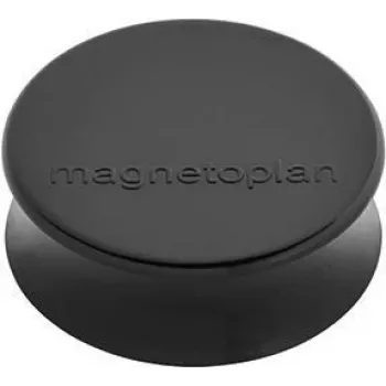 MAGNETOPLAN HOLTZ Ergo grote magneten zwart 34 mm 10-pack 1665012