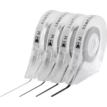 MAGNETOPLAN HOLTZ zelfklevend markeringsband, zwart, 2,4 mm x 8 m, voor planningsborden, 1 rol (40103)
