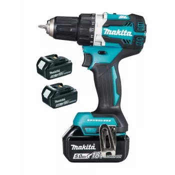 Makita DDF484RT3J 18V borstelloze accu-schroefmachine met 3x 5,0Ah accu's, 54 Nm