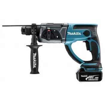 Makita DHR202RTJ 18V LXT accu-combihamer – SDS-Plus, 2x5.0Ah set met oplader en Makpac-koffer