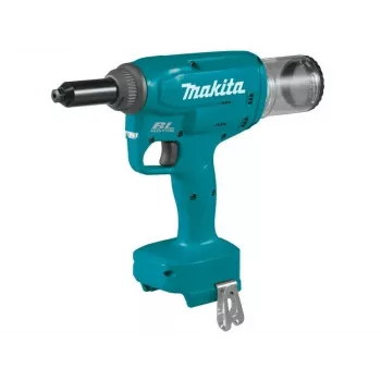 Makita DRV150ZJ 18V LXT brushless accu-nietpistool (alleen apparaat, 10 kN, 2,4-4,8 mm, Makpac-koffer)