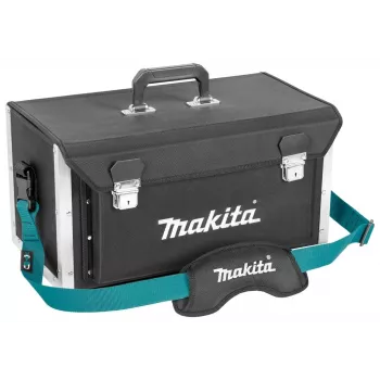 MAKITA E-15394 Open draagtas voor gereedschap 50/25, 20 vakken, 15 kg belasting, Zwart/Blauw