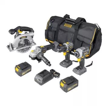 Makita NIEUWE 4-TEILIGES GEREEDSCHAPSSET 18V LXT borstelloze combi-kit (2x4,0Ah)