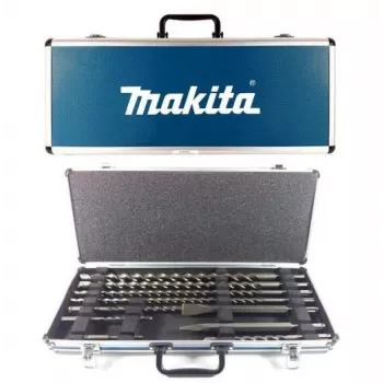 MAKITA SDS-Plus boren- en beitelset 10-delig aluminium koffer D-42385
