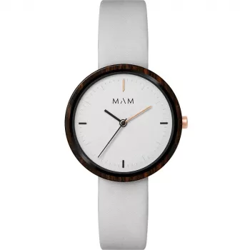 MAM Ferra unisex horloge MAM658 33mm zilver zwart