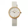 MAM MAM97 unisex horloge 33mm zwarte wijzerplaat vegan leer band