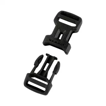Mammut Dual Adjust Side Squeeze Buckle 15mm zwart