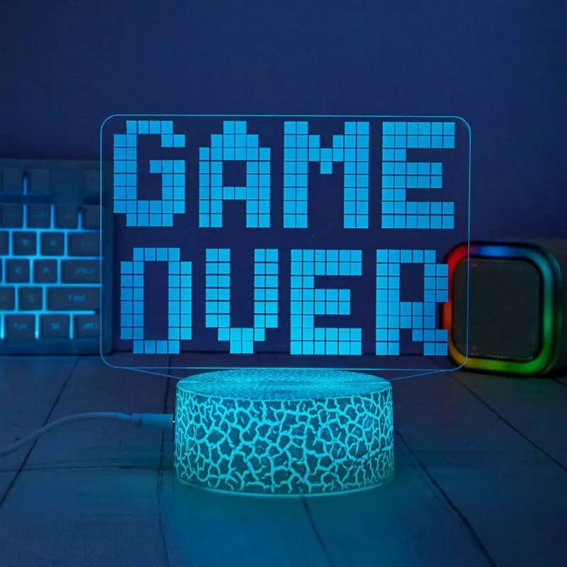 Manta SNL123RGB LED-lamp lichtdecoratie Game 3 RGB 3D