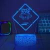 Manta SNL123RGB LED-lamp lichtdecoratie Game 3 RGB 3D