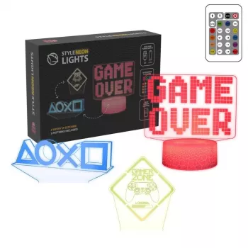 Manta SNL123RGB LED-lamp lichtdecoratie Game 3 RGB 3D