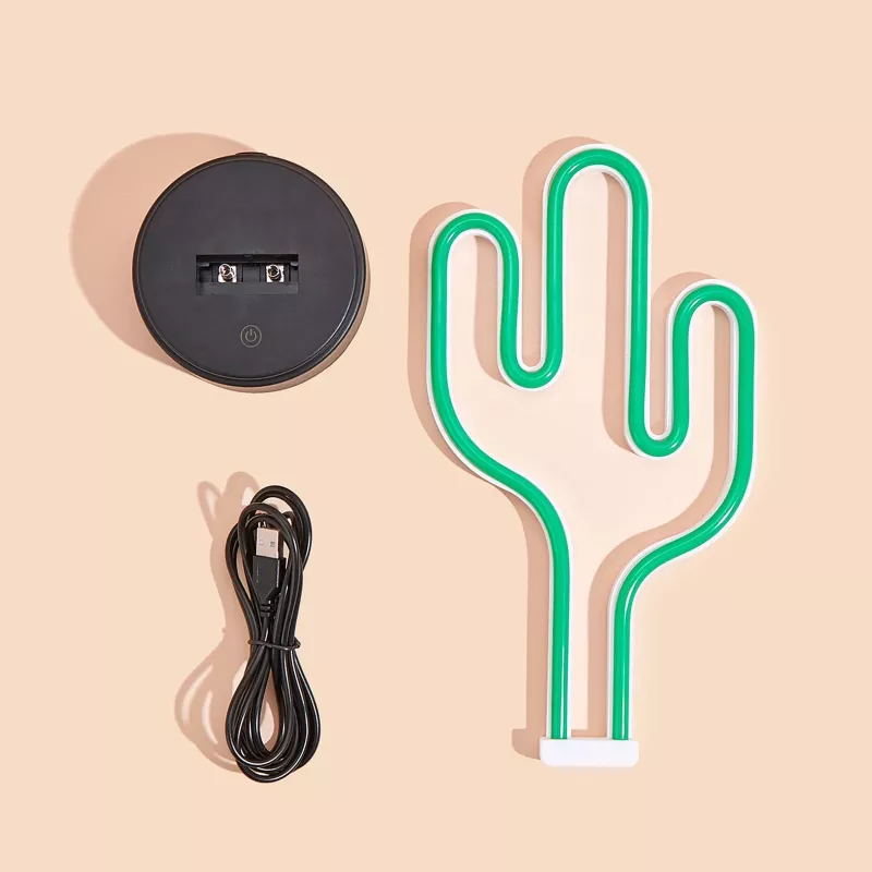 Manta SNL82GN LED-nachtlamp cactus decoratieve lamp groen