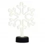 Manta SNL84WH LED-sneeuwvlok decoratielamp, koelwit, op batterijen, hangend, kunststof, wit, 200 mm
