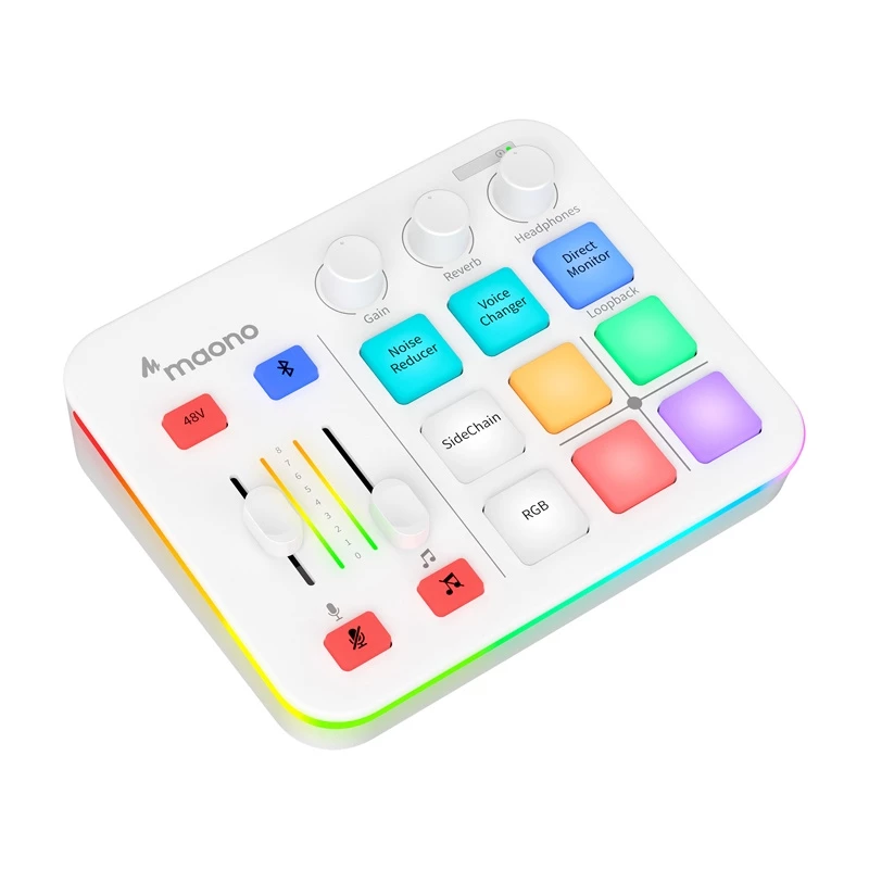 Maono G1 Neo USB-C audio-interface geluidskaart - wit