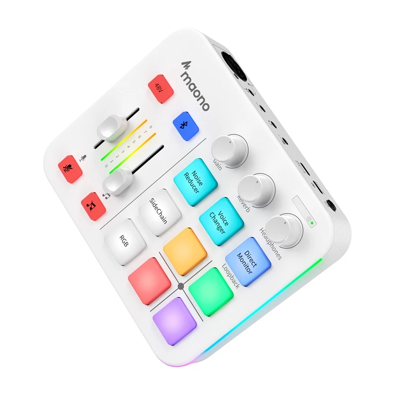 Maono G1 Neo USB-C audio-interface geluidskaart - wit