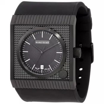 MARC ECKO heren quartz analoog horloge E14544G1 44mm RVS