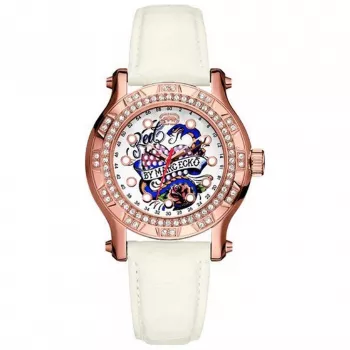 Marc Ecko dameshorloge E13599M1 RVS quartz horloge 39mm